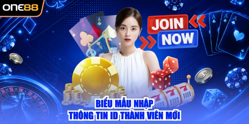 Biểu mẫu nhập thông tin ID thành viên mới