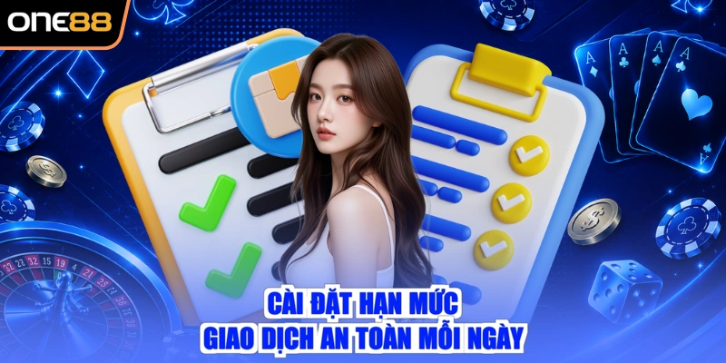 Cài đặt hạn mức giao dịch an toàn mỗi ngày
