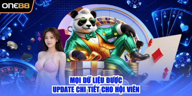 Mọi dữ liệu được update chi tiết cho hội viên