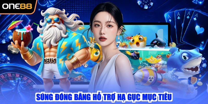 Súng đóng băng hỗ trợ hạ gục mục tiêu